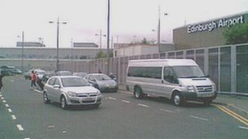 work-starts-on-1m-edinburgh-airport-drop-off-fee-area-bbc-news