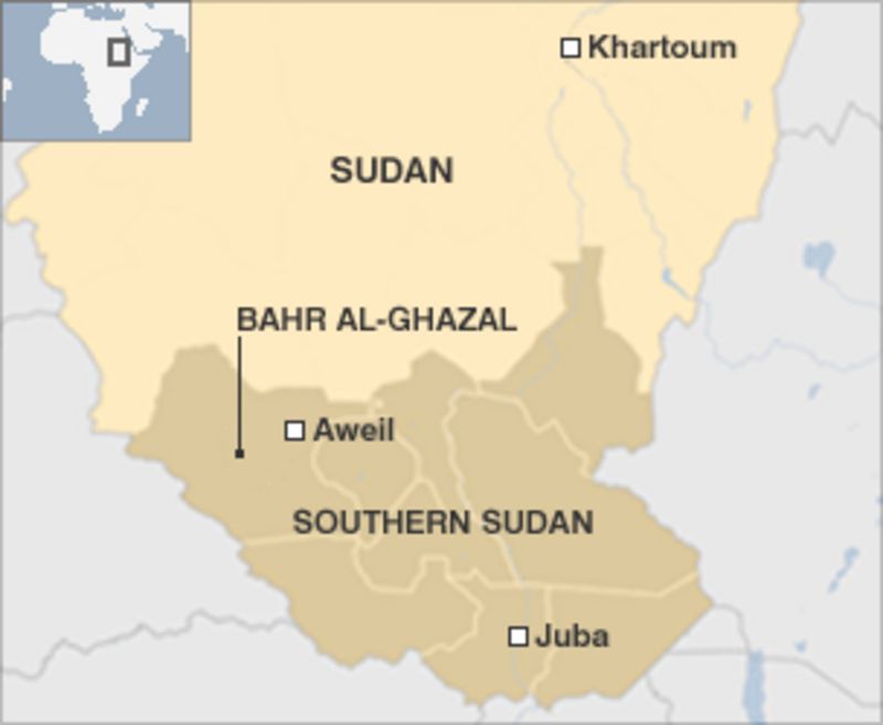 South Sudans Aweil Region Swamped By Floods Bbc News