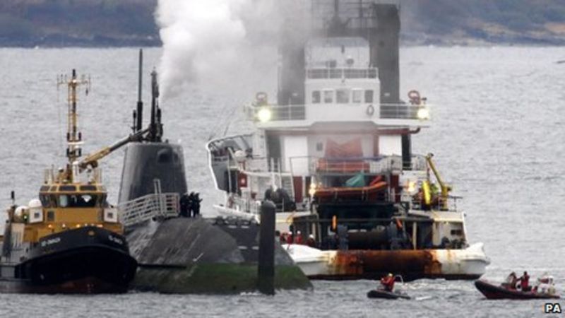 Grounded Nuclear Sub HMS Astute Damaged During Rescue BBC News    49780050 Hi010473658 