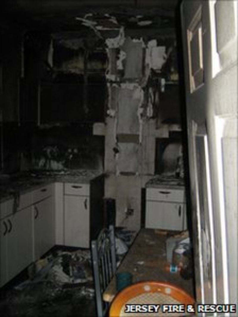 Kitten and hamster rescued from chip pan fire BBC News