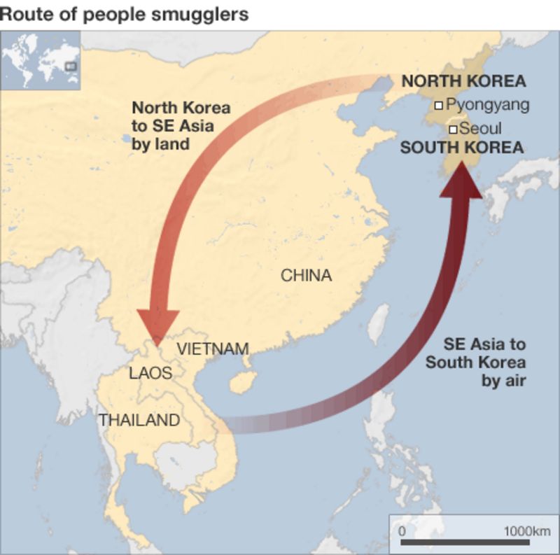Shadowy world of Korea's people smugglers - BBC News