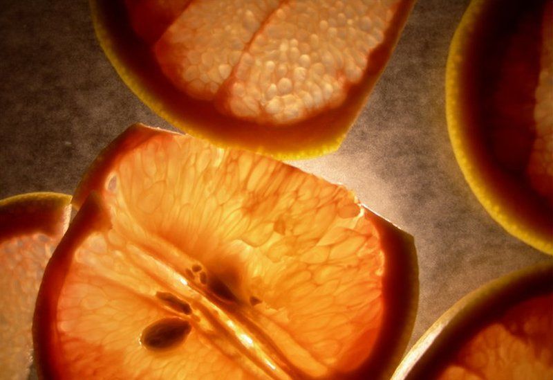 Slices of fruit
