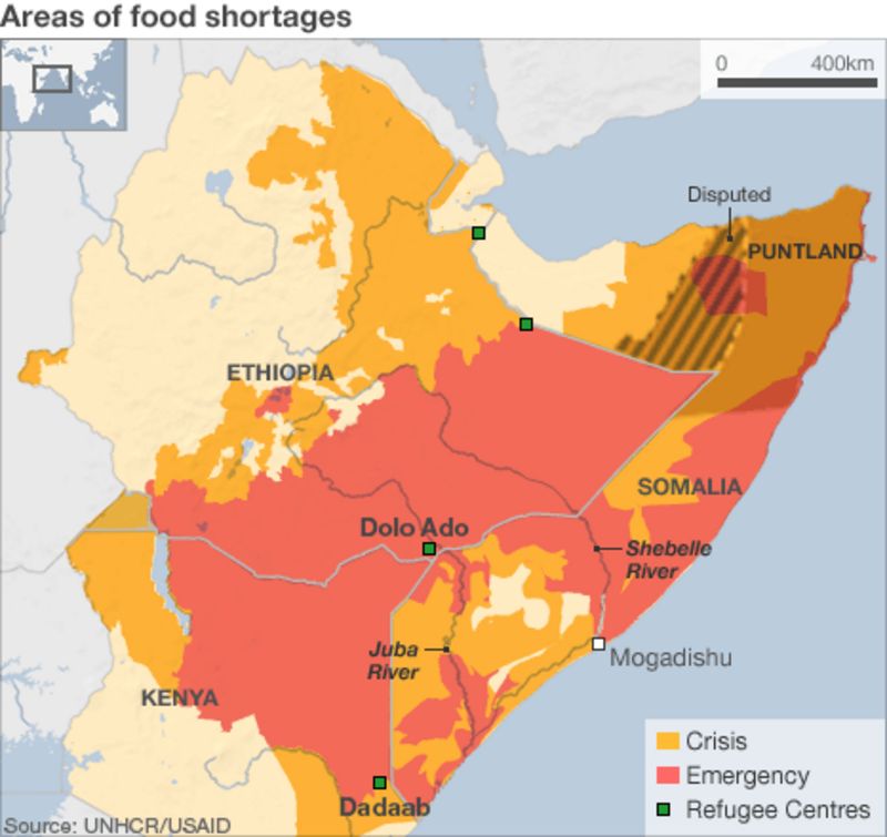 Horn of Africa drought Why is Somalia worst affected? BBC News