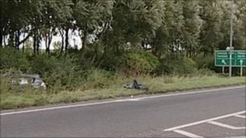 Teenager held over A66 crash which killed two people - BBC News