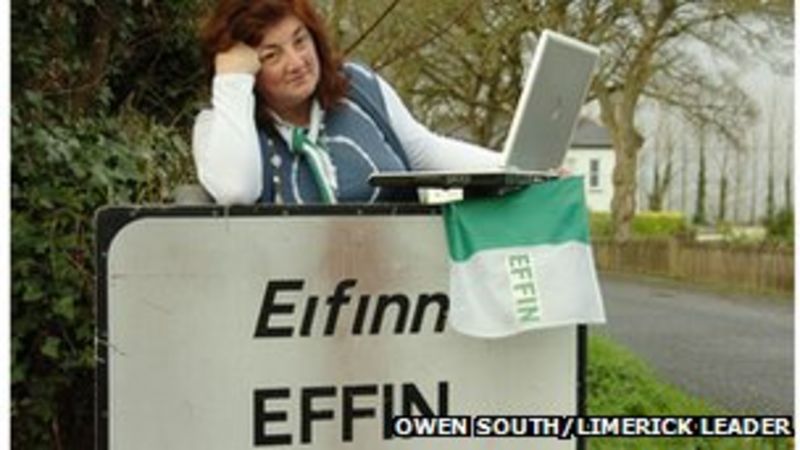 Effin in County Limerick seen as 'offensive' on Facebook - BBC News