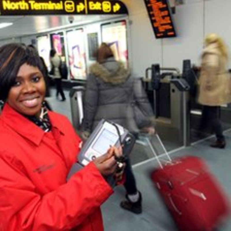Gatwick Express launches new ticket gates BBC News