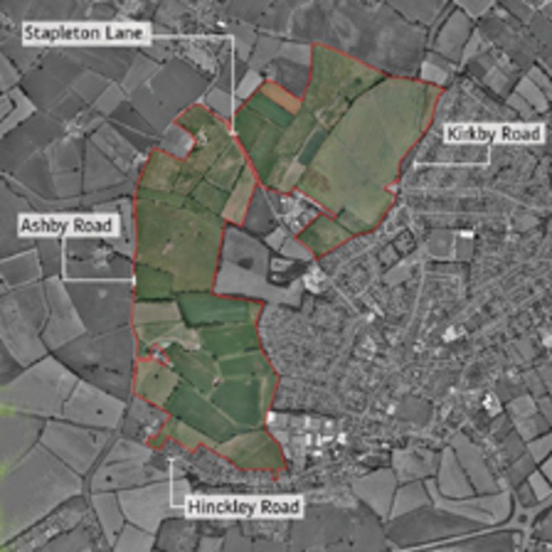 Plans for 2,500 new homes in Barwell unveiled BBC News