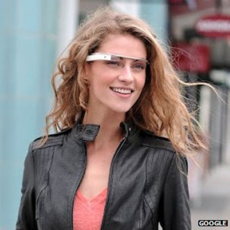 Google patents augmented reality Project Glass design BBC News