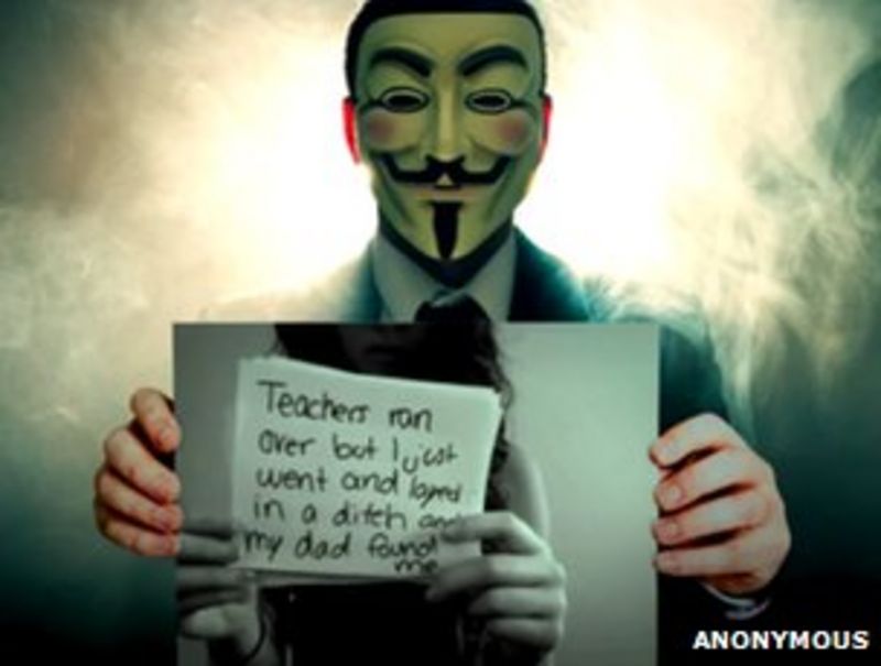 Anonymous target revenge porn site owner Hunter Moore - BBC News