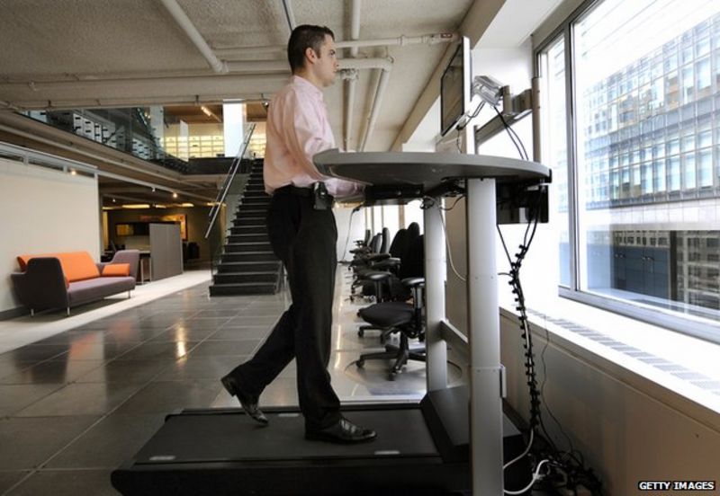Treadmill desks How practical are they? BBC News