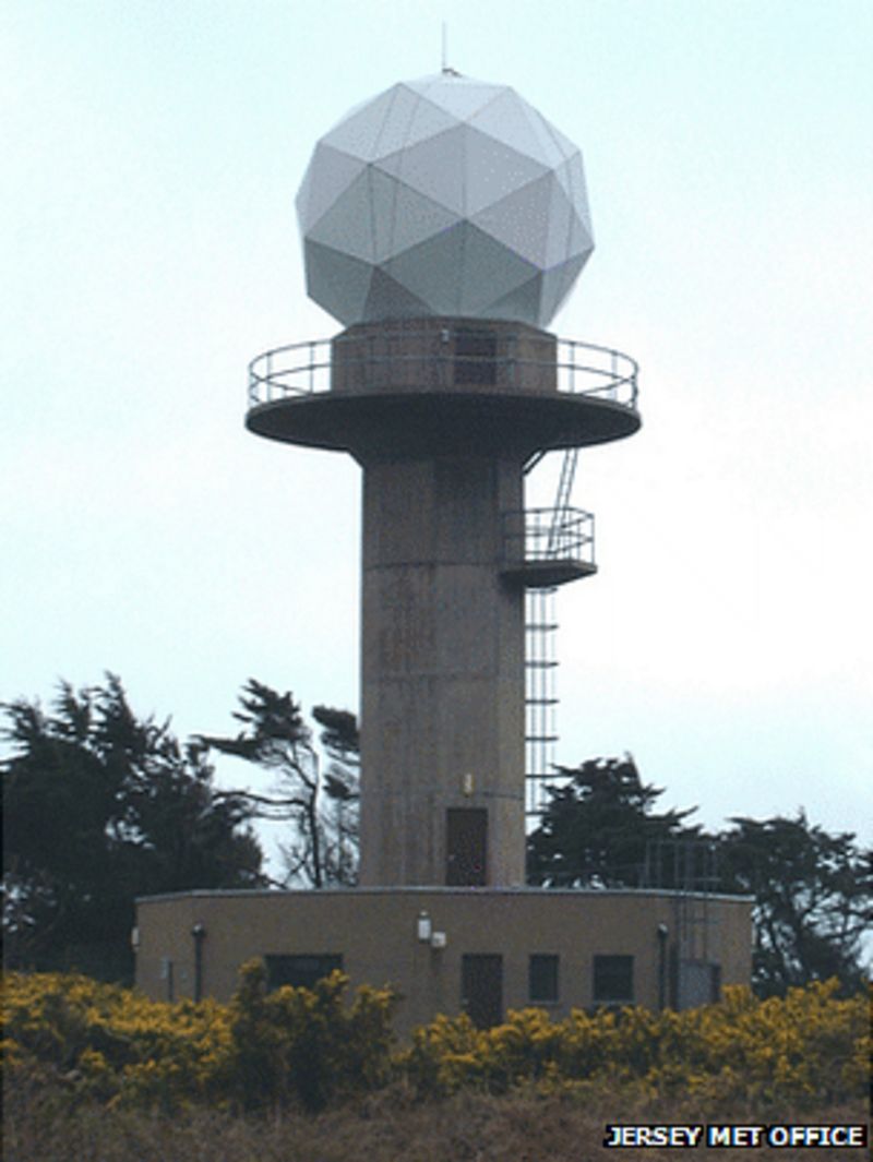 Jersey weather radar upgrade 'improves forecasts' BBC News