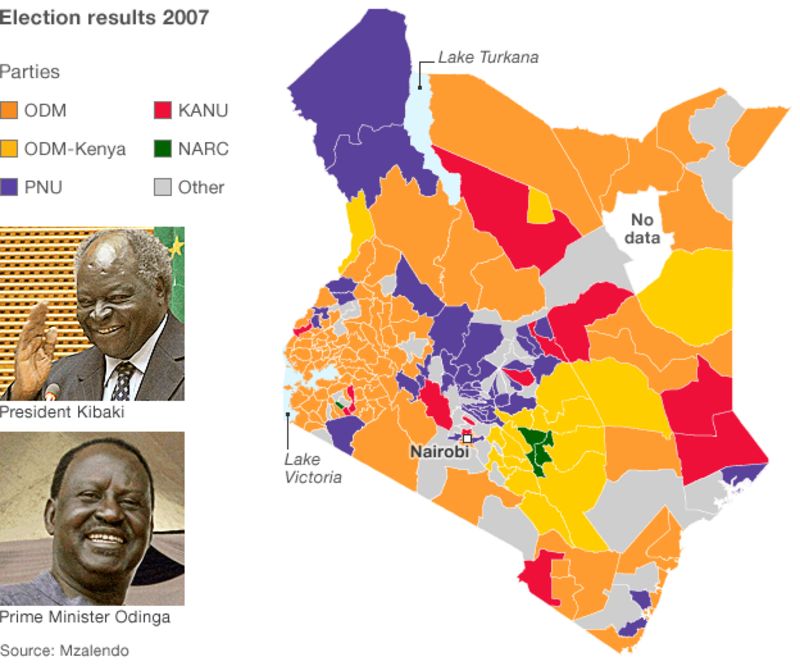 Kenya Elections Maps And Graphics Bbc News 0274