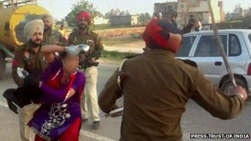 India Inquiry Into Punjab Womans Beating Bbc News
