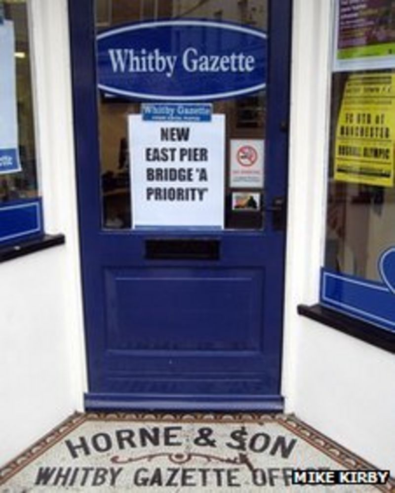 Campaign to save job of Whitby Gazette editor BBC News