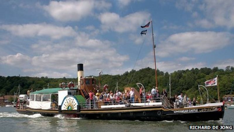 Kingswear Castle Paddle Steamer Returns To Dartmouth BBC News kingswear-castle-paddle-steamer-returns-to-dartmouth-bbc-news