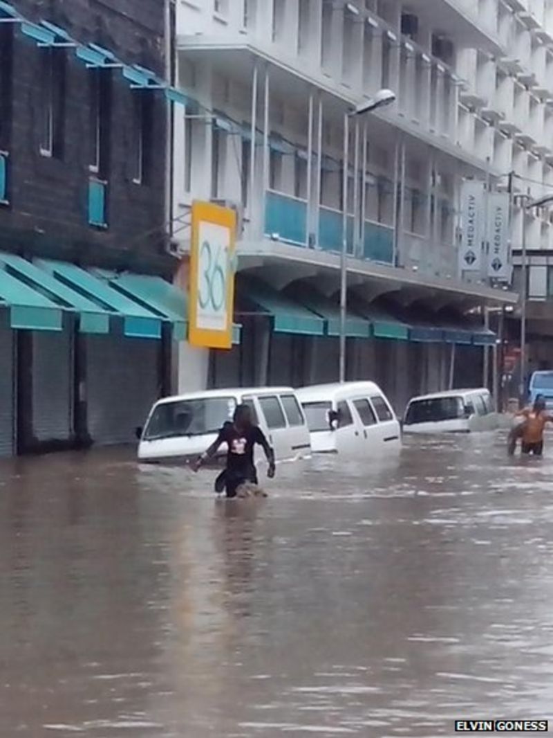 In pictures Port Louis, Mauritius floods BBC News