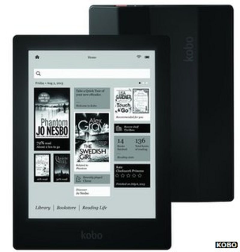 Kobo unveils Aura 'high definition' ebook reader BBC News
