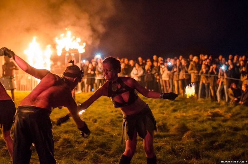 In pictures Beltane Fire Festival BBC News