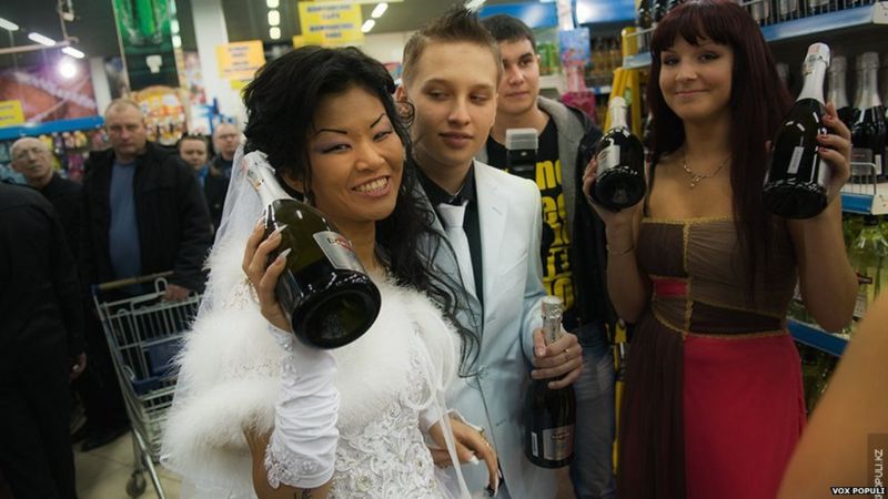 In Pictures Kazakhstan S First Gay Wedding Bbc News
