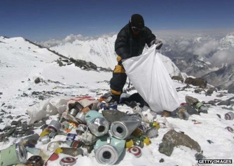 Everest Crowds The Worlds Highest Traffic Jam Bbc News 