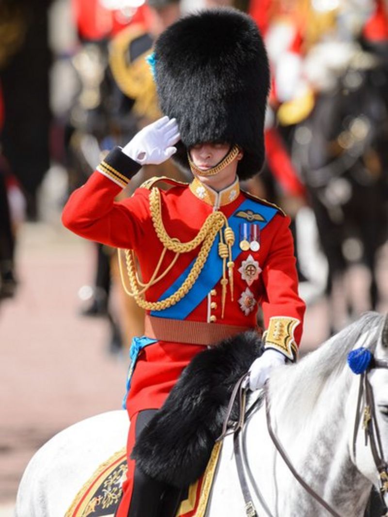 In Pictures Trooping the Colour BBC News