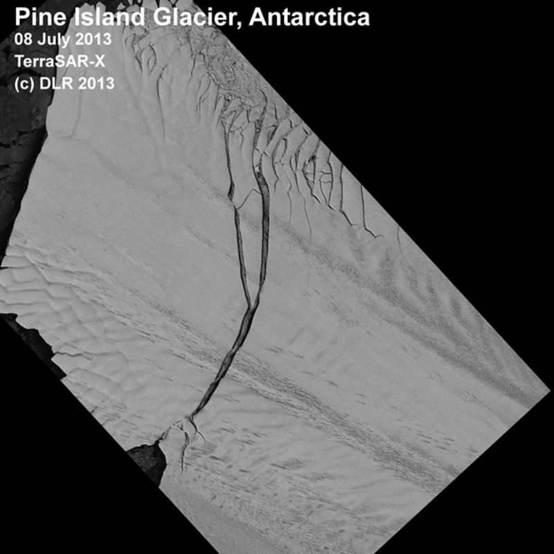 Antarctic's Pine Island glacier produces giant iceberg BBC News