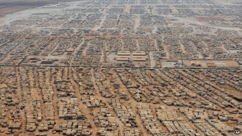 Life In Zaatari Jordans Vast Camp For Syrian Refugees Bbc News 