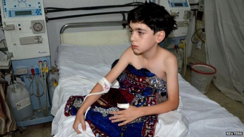 Syria conflict: 'Chemical attacks kill hundreds' - BBC News