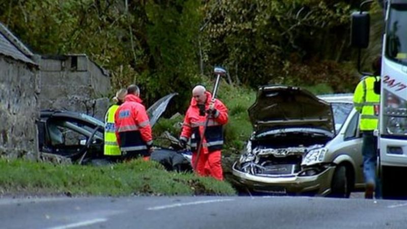 Man Arrested After Woman Dies In Aberdeenshire Car Crash - BBC News