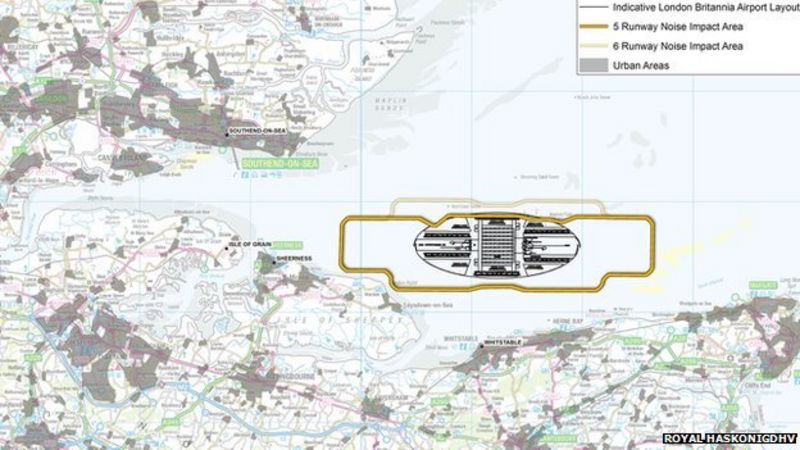 'Boris Island' London Airport designs unveiled - BBC News