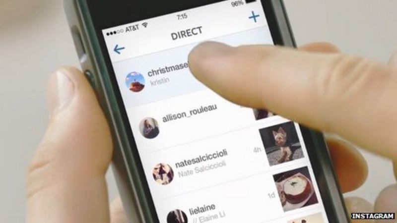 Instagram Adds Direct Messaging To Take On Rivals Bbc News 