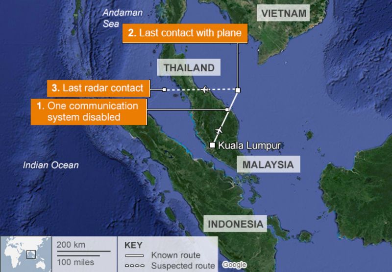 Missing Malaysia Plane Malaysia Requests Countries Help Bbc News