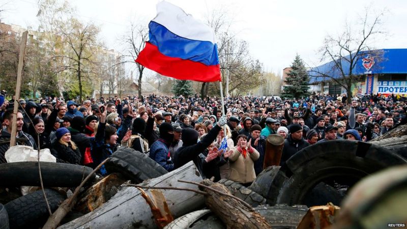 Eastern Ukraine Crisis In Pictures Bbc News