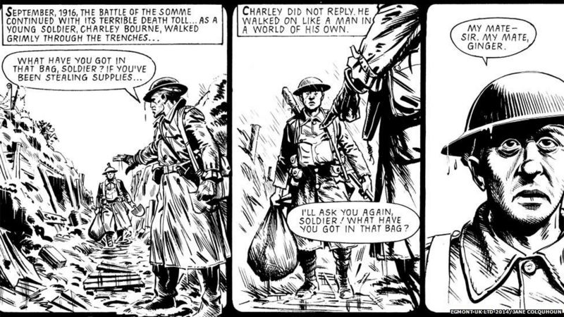 Art Of War How Comic Books Recall World War One Bbc News 0751