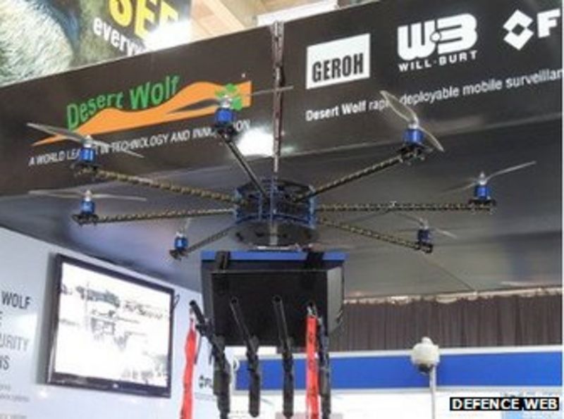 African firm is selling pepperspray bullet firing drones BBC News