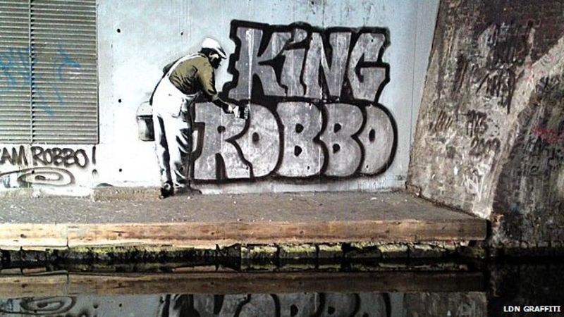 Veteran graffiti artist King Robbo dies aged 45 - BBC News