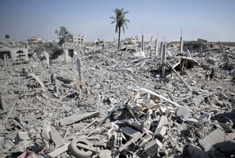 In Pictures Israel Hamas Ceasefire Collapses Bbc News 
