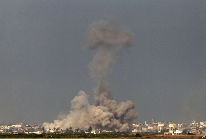 In Pictures Israel Hamas Ceasefire Collapses Bbc News 