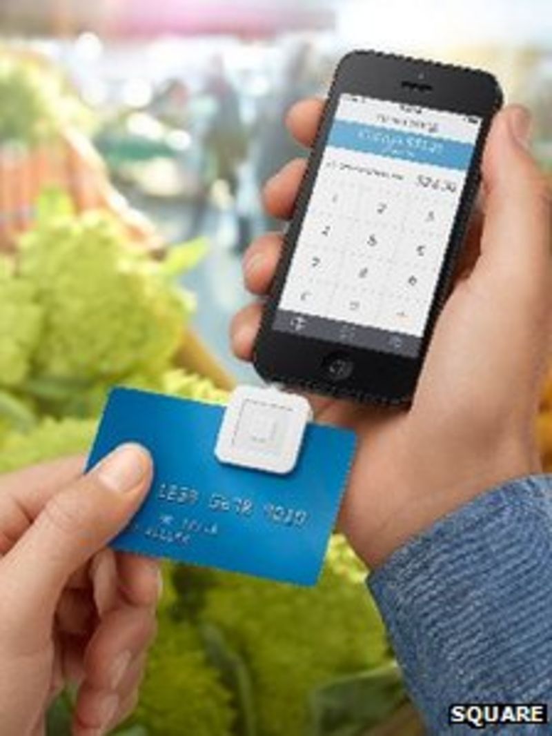 Amazon creditcard reader poses challenge to Square BBC News