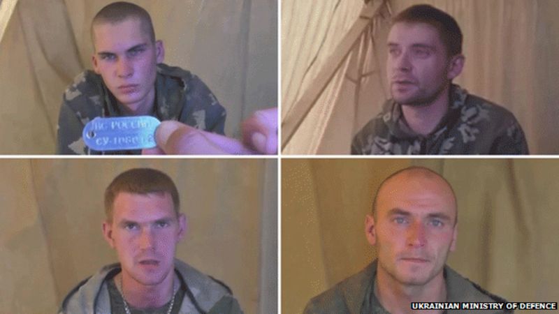 Captured Russian Troops In Ukraine By Accident Bbc News