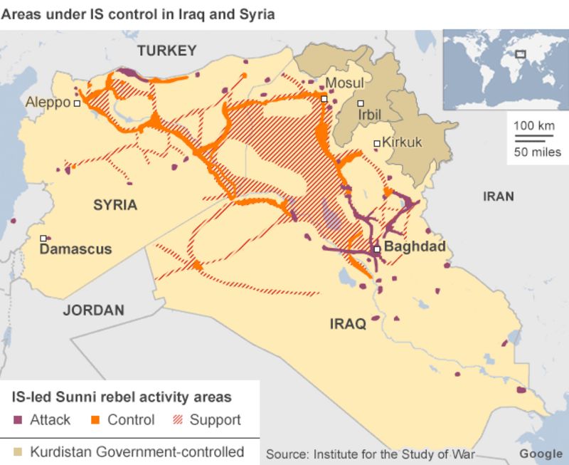 Islamic State crisis: Arab states join US fight - BBC News