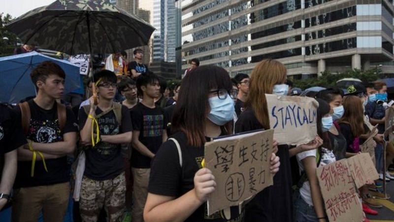 China media: Hong Kong's 'social order' - BBC News