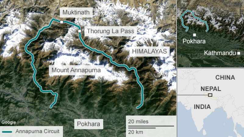 Nepal Annapurna: Trekking disaster toll reaches 39 - BBC News