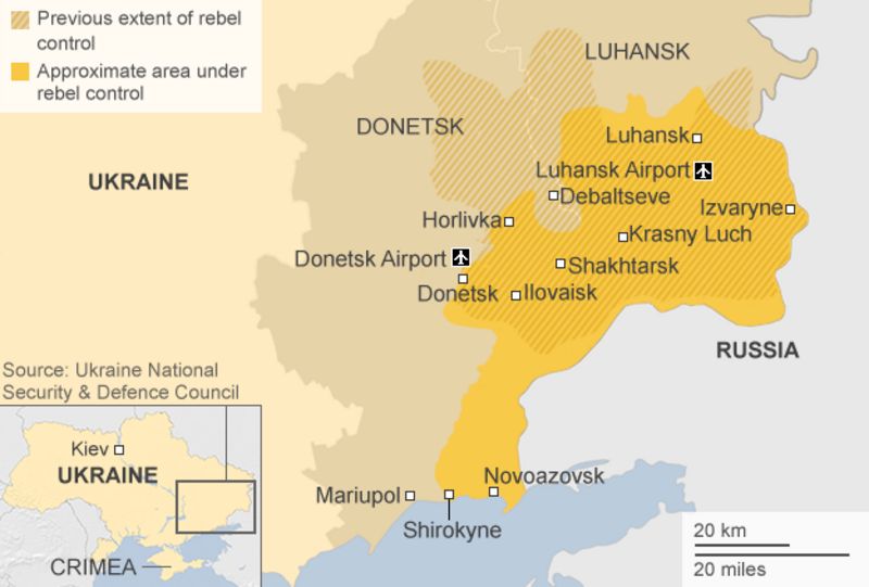 Ukraine crisis Russian troops crossed border, Nato says BBC News