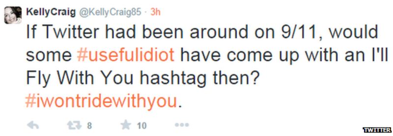 Sydney Siege Hashtag Illridewithyou And Its Opponents Bbc News