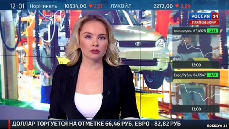 Russian Media Note Growing Panic Over Rouble - BBC News