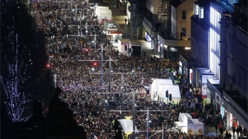 In pictures: New Year&#039;s Eve celebrations - BBC News