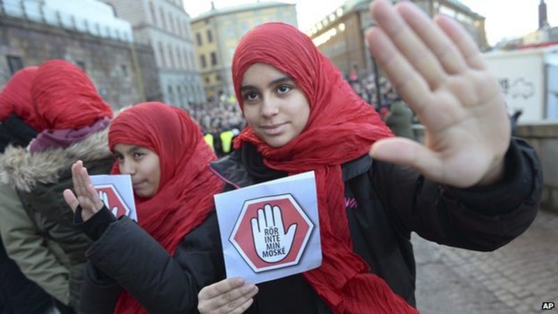 Sweden Protest After Three Mosque Fires In One Week Bbc News 7200