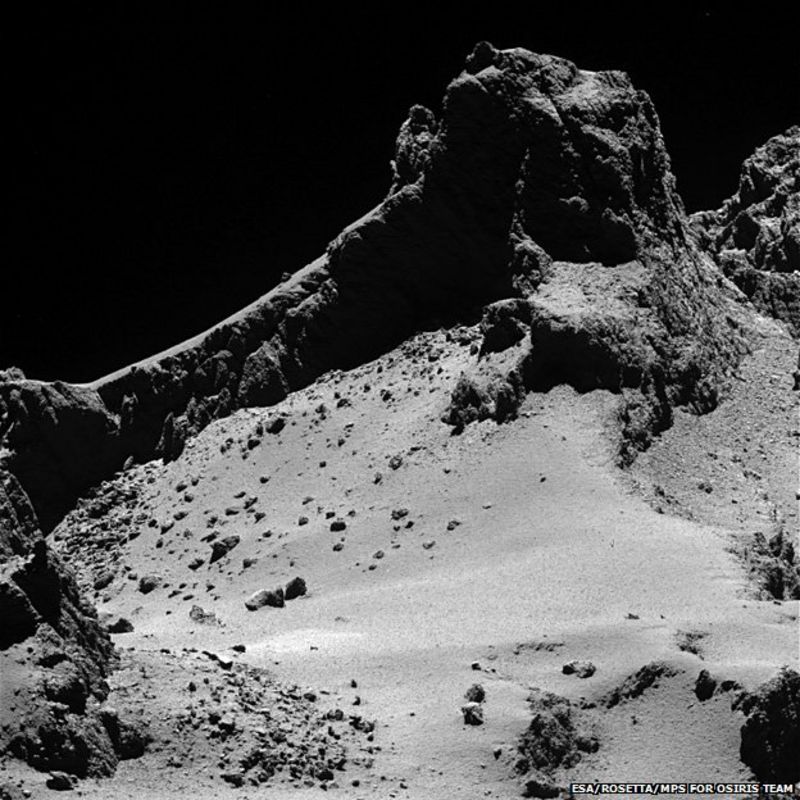 Rosetta: 'Goosebumps' on 'space duck' hint at comet formation - BBC News