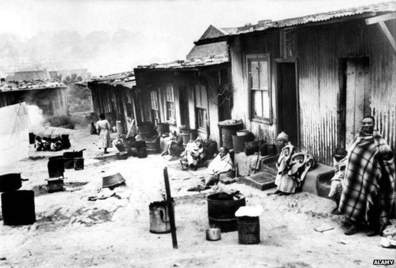 The town destroyed to stop black and white people mixing BBC News